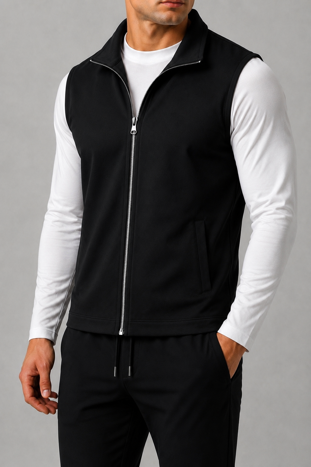 MILANO GILET OBISDIAN BLACK