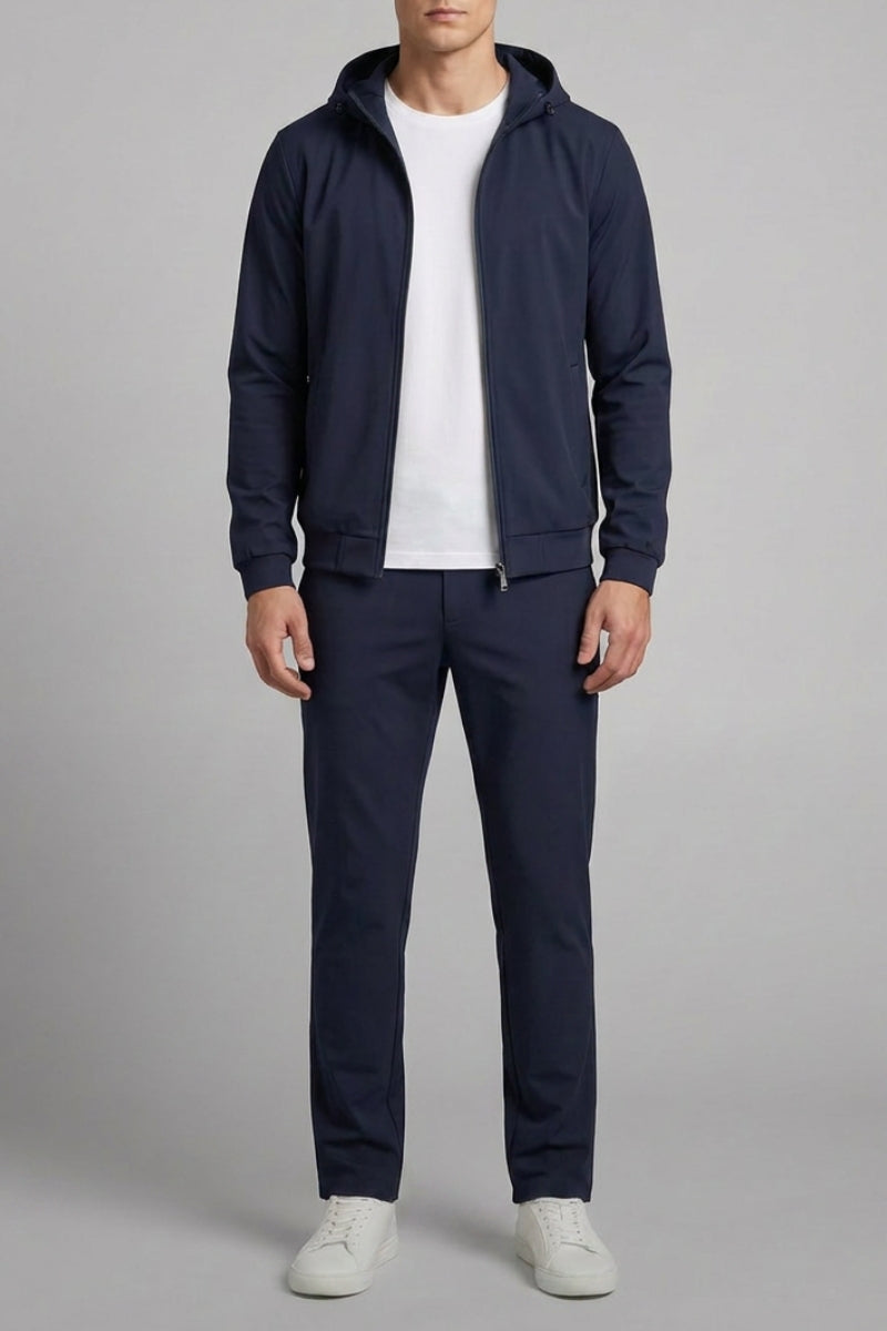HOODED MIDNIGHT BLUE