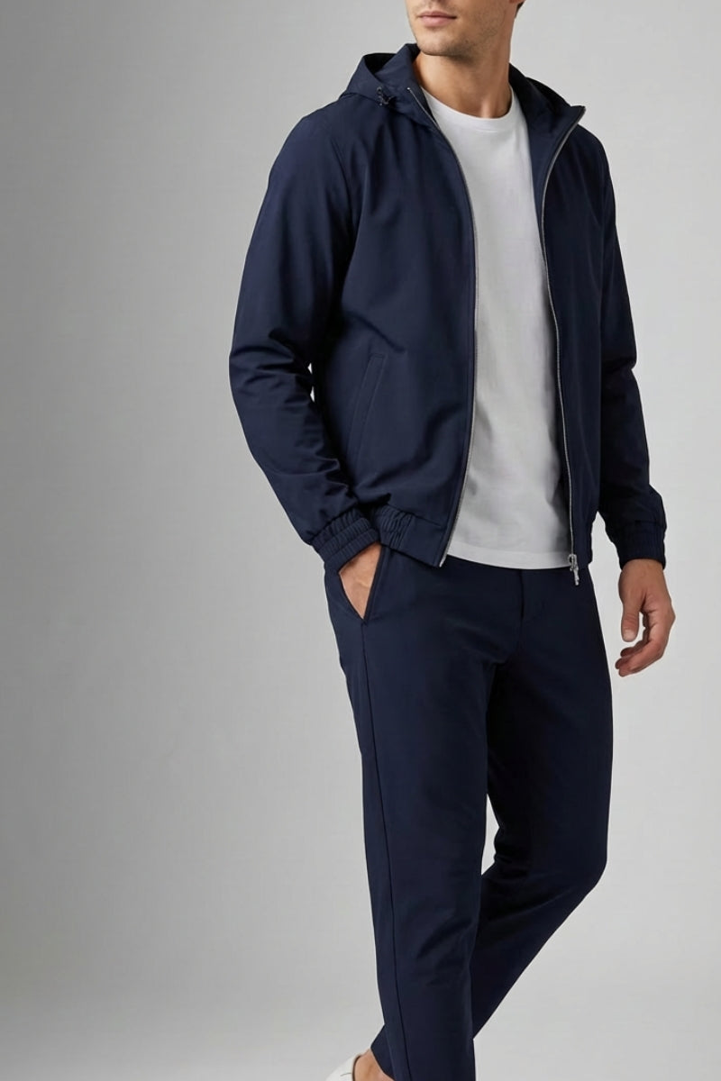 HOODED MIDNIGHT BLUE